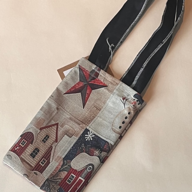 Product: Tote bag 'Kleurrijke kerst klein'
